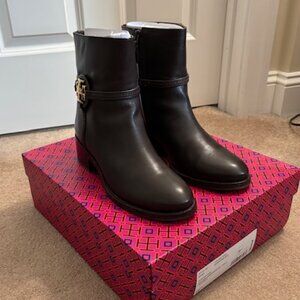 Gorgeous Brown Tory Burch Leather Boots Sz 8.5 Like New